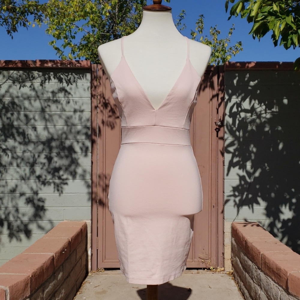 Windsor light pink mini dress